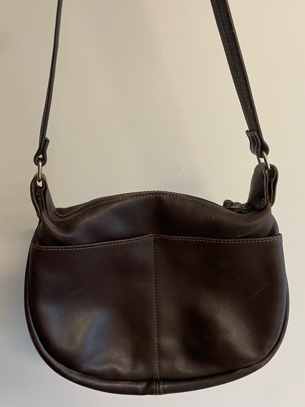 Classic Dark Brown Leather Bag